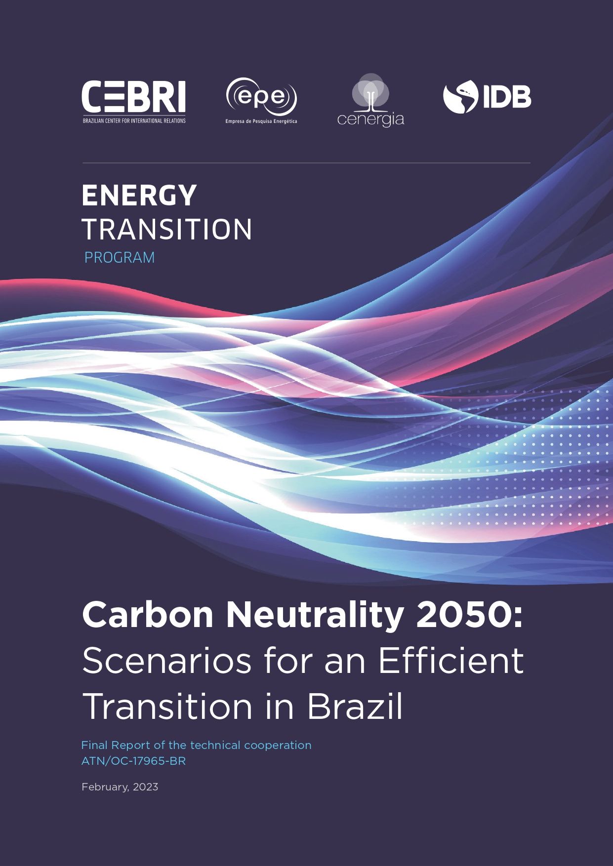 CEBRI  Carbon Neutrality 2050: Scenarios for an Efficient