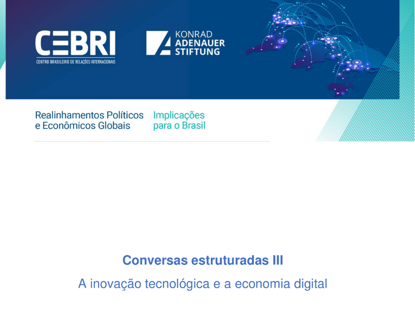 CEBRI - Centro Brasileiro de Relações Internacionais - A segunda grande  apresentação do dia como novo senior fellow do CEBRI é, Benoni Belli,  diretor do Departamento de Estados Unidos da América do